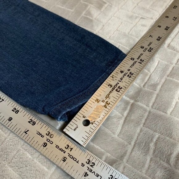 Adriano Goldschmied Womens 29 Denim Jeans Blue Skinny Legging Dark Wash Stretch - Picture 8 of 12